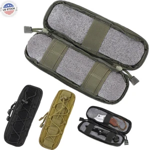 Tactical Knife Sheath Bag Molle Flashlight Pouch Outdoor Multi-Tool Nylon Pouch - Picture 1 of 12