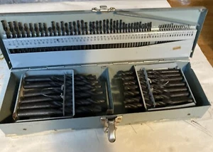 Lettered, Numbered & Fractional Steel Drill Bit Set W/Metal Index Box Unbranded - Picture 1 of 11