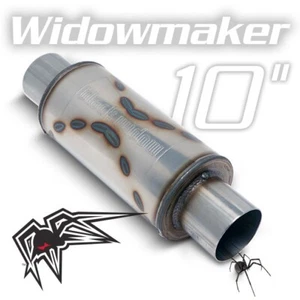 Black Widow Exhaust Widow Maker - 2.50" Outlets - 10" Aggressive Sound - Picture 1 of 3