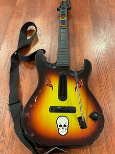 PS3 Guitar Hero World Tour Guitar Red Octane No Dongle - Picture 1 of 14