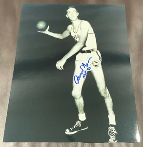 ARNIE RISEN SIGNED 8X10 PHOTO ROCHESTER ROYALS HOF 1998 DECEASED BASKETBALL - Picture 1 of 1