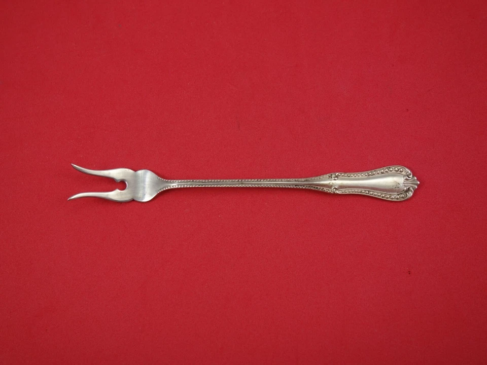 Cuentas georgianas de Frank Whiting plata esterlina mantequilla selección 2 dientes original 5 1/2 Foto 1 de 2