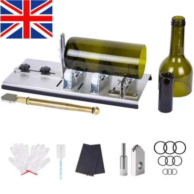 Glass Bottle Cutter Kit Adjustable Sizes5 Wheels Round Glassbottle Cutting Tool. - Image 1 of 4