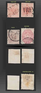 LOTE LOMBARDÍA-VENECIA 1854-1863 TREVISO SALO MESTRE CANCELAR 15C 30C + SCT.4g,5b,17 - Imagen 1 de 1