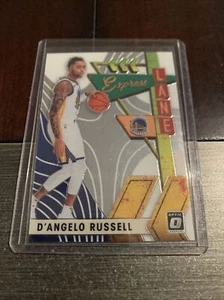 D’Angelo Russell 2019-20 Panini Optic Express Lane Insert SP #21 Warriors Mint - Bild 1 von 5
