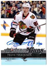 2015-16 Upper Deck Buybacks 2014-15 Young Guns TEUVO TERAVAINEN 214 /86 Auto COA
