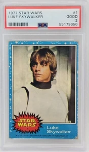 1977 Star Wars Luke Skywalker #1 PSA Good 2 - Picture 1 of 2