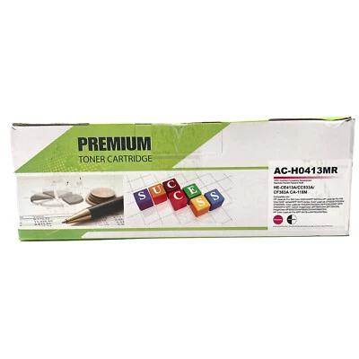 Cartucho de tóner Premium AC-H0413MR magenta para HP Lazerjet NUEVO bolsa sellada Foto 1 de 4
