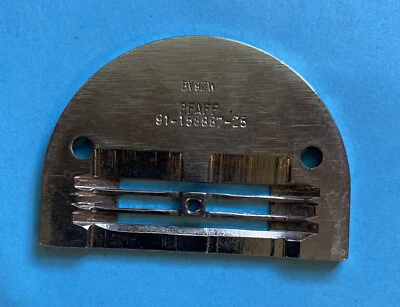 *USADO* 91-158887-25-PFAFF-PLACA DE AGUJA PARA MÁQUINA DE COSER-ENVÍO GRATUITO* Foto 1 de 3