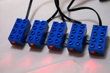 Lego 2982c25 Technic Electric Light Sensor Mindstorms RCX Gray Blue Set of 5