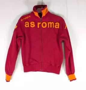 Vintage KAPPA AS ROMA Futbol Fußball Soccer Trainingsjacke Größe XS - Bild 1 von 15