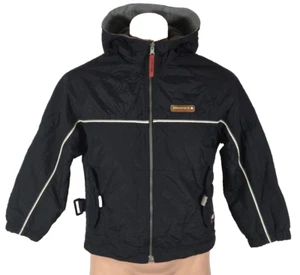 VTG 90s SIDEOUT Grey/Black Full Zip Reversable Hooded Winter jacket Sz Small-8 - Picture 1 of 16