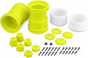 JCONCEPTS Tribute 2.6X3.6" Monster Truck Wheel Set Yellow-2PC 3377Y - Picture 1 of 1