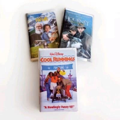 Lot3 WaltDisney VHS Movies "Cool Runnings", "Heidi", "The Journey Of Natty Gann" - Image 1 of 4