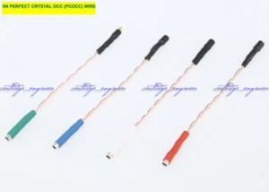 Nuevo terminal 50sets/lot 5N PERFECT CRYSTAL OCC (PCOCC) litz leadwire 1.3pins - Imagen 1 de 5