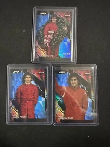 ๐2024 TOPPS FINEST FORMULA 1 F1 REFRACTOR BLUE /150 ALAIN PROST LOT3 - Picture 1 of 1