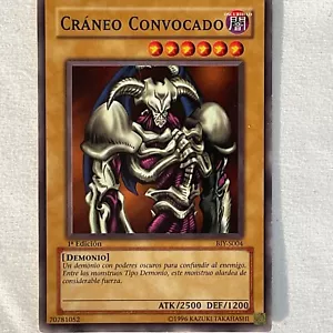 Summoned Skull Spanish Version Yugioh Card BIY-S004 Common Craneo Convacado 1st - Picture 1 of 2
