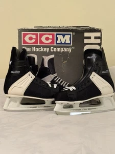 New w/Box Vintage CCM Pro 155 Senior Men's Ice Hockey Skates 9D - Picture 1 of 10