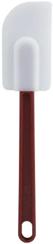 Winco Flat Silicone Spatula, 10-Inch, , White - Изображение 1 из 1