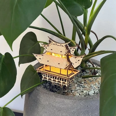 NEW Temple of Gratitude DIY Treehouse Model Kit - image 1 of 3