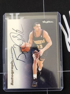 1996-97 Skybox Autographics BRYANT STITH Auto On Card Black Ink Denver Nuggets - Bild 1 von 2