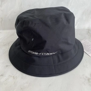 Mens Nike Storm-Fit ADV Apex Black Golf Bucket Hat FJ6282-010 - Size Large - Picture 1 of 6