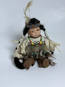 Little Cub Designer Indian Collector Doll 8" - Picture 1 of 13