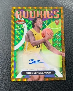 2023-24 Topps Finest Rookie Auto Brice Sensabaugh Gold /50 #RFA-BSE - Picture 1 of 2