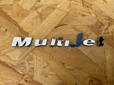 Multijet Chrome Decals Salvaged From A Fiat Panda 2008. - Image 1 of 4