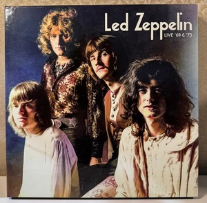 Led Zeppelin Live '69 & '73 - (Vinyl, Blue & White Splatter) OPEN Minor Damage - Picture 1 of 16