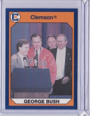 1990 Collegiate Collection Clemson Tigers #140 George Bush ID5 - Image 1 of 2