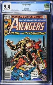 Avengers #192 CGC 9.4 Newsstand 1980 Origin 1st appearance Inferno Joseph Conroy - Picture 1 of 2