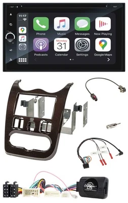 Blaupunkt 2DIN Bluetooth DAB USB DVD Lenkrad Autoradio für Dacia ab 12 dunkelbra - Bild 1 von 4