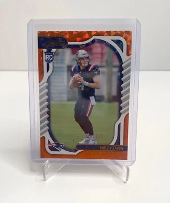 2022 Panini Absolute Football - Bailey Zappe Orange Rookie RC /199 #129 - Image 1 of 4