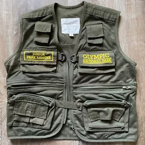 OLYMPIC NATIONAL PARK Junior Park Ranger~Kid's Vest Size LARGE~L~sleeveless~ - Picture 1 of 3