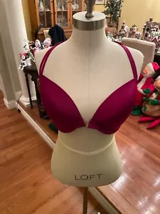 Sujetador Victoria's Secret Granate Gancho Frontal Con Aros Espalda Corredora Talla 36 DD. - Imagen 1 de 5