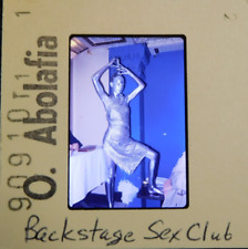 OA14-138 1970s NY Model Back Stage Sex Club Orig Oscar Abolafia 35mm COLOR SLIDE
