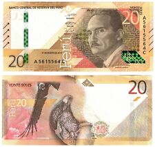 2022 (2019) Peru 20 Soles new Banknote UNC P197