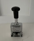 W.T. Rogers Automatic Numbering Hand Stamp Punch Machine VINTAGE Model 04213