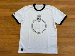 2022-23 Men’s Puma Egypt White Away Soccer Jersey sz L EUC - Picture 1 of 4