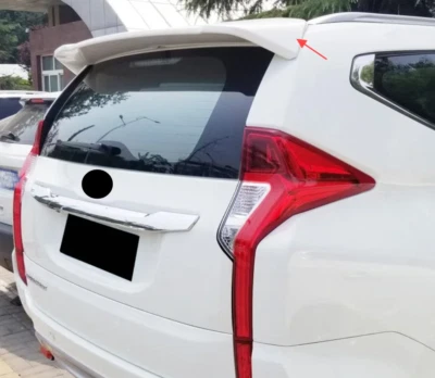 Alerón de techo trasero blanco brillante para Mitsubishi Pajero Montero Sport 2016-2020 Foto 1 de 4
