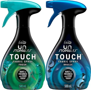 Febreze Unstopables Touch Fabric Spray and Odor Fighter, Fresh & Breeze, 16.9 Oz - Picture 1 of 8