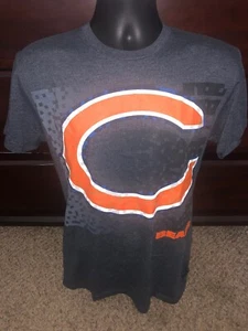 Men’s Chicago Bears Football Grey NFL Shirt Size Medium Team Apparel Sz M - Picture 1 of 4