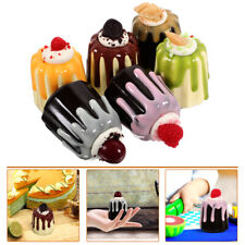  6 pièces modèles de gâteaux de simulation modèle de dessert faux ornement alimentaire modèle de dessert