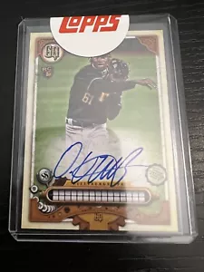 Targhetta Oneil Cruz 2022 Gypsy Queen Missing Rookie Auto - Pittsburgh Pirates - Foto 1 di 5