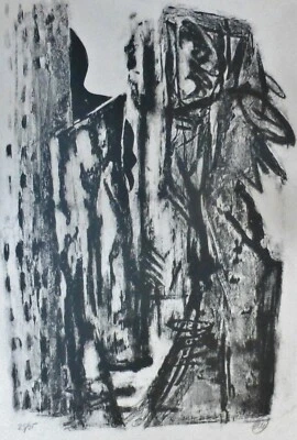 MARKUS LUPERTZ LUEPERTZ Handsignierte Nummerierte 25/35 Lithographie - Bild 1 von 4