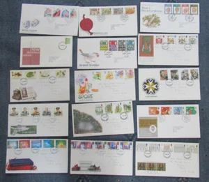Lote de trabajo de fundas primer día GB Gran Bretaña (CRD2) - Imagen 1 de 1