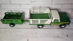 PICKUP VINTAGE NYLON FARMS CHEVY CON RIMORCHIO - Foto 1 di 12