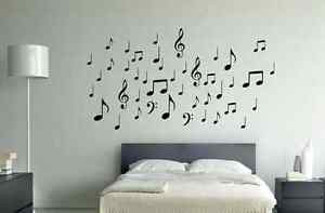 42 Music Notes (W20) Wall Decal Sticker Arts & Crafts/Mission