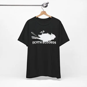 Camiseta Death Records, Fantasma del Paraíso, Música Rock, Retro Vintage años 70 - Imagen 1 de 6